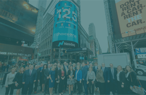 ChoiceOne Celebrates 125th Anniversary Ringing Nasdaq Opening Bell